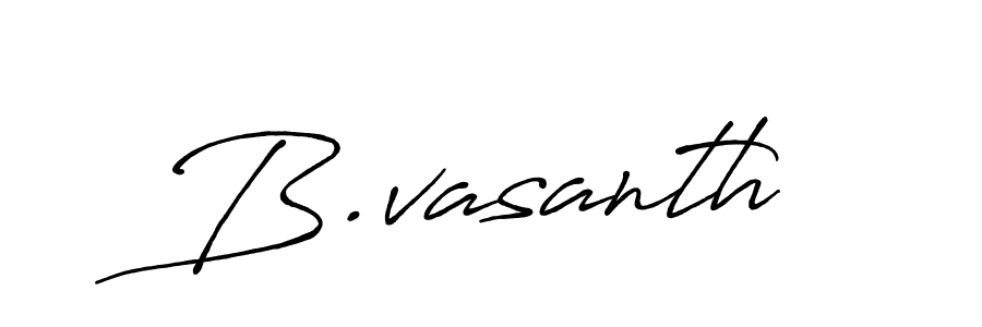 Antro_Vectra_Bolder is a professional signature style that is perfect for those who want to add a touch of class to their signature. It is also a great choice for those who want to make their signature more unique. Get B.vasanth name to fancy signature for free. B.vasanth signature style 7 images and pictures png