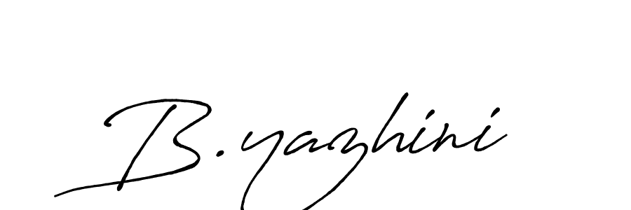 How to make B.yazhini signature? Antro_Vectra_Bolder is a professional autograph style. Create handwritten signature for B.yazhini name. B.yazhini signature style 7 images and pictures png