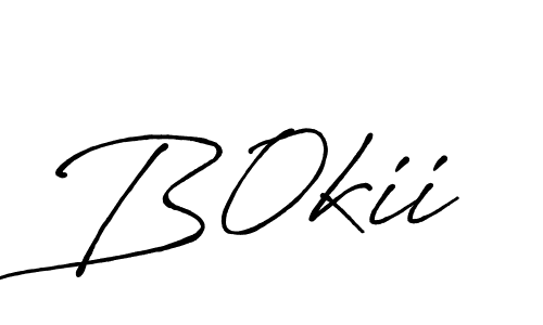 Create a beautiful signature design for name B0kii. With this signature (Antro_Vectra_Bolder) fonts, you can make a handwritten signature for free. B0kii signature style 7 images and pictures png