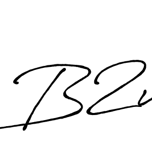 Also we have B2u name is the best signature style. Create professional handwritten signature collection using Antro_Vectra_Bolder autograph style. B2u signature style 7 images and pictures png