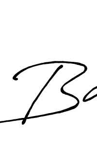 Also we have Ba name is the best signature style. Create professional handwritten signature collection using Antro_Vectra_Bolder autograph style. Ba signature style 7 images and pictures png