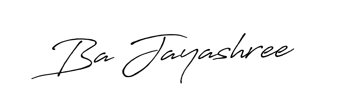 Best and Professional Signature Style for Ba Jayashree. Antro_Vectra_Bolder Best Signature Style Collection. Ba Jayashree signature style 7 images and pictures png
