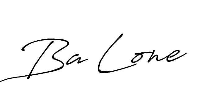 How to make Ba Lone name signature. Use Antro_Vectra_Bolder style for creating short signs online. This is the latest handwritten sign. Ba Lone signature style 7 images and pictures png