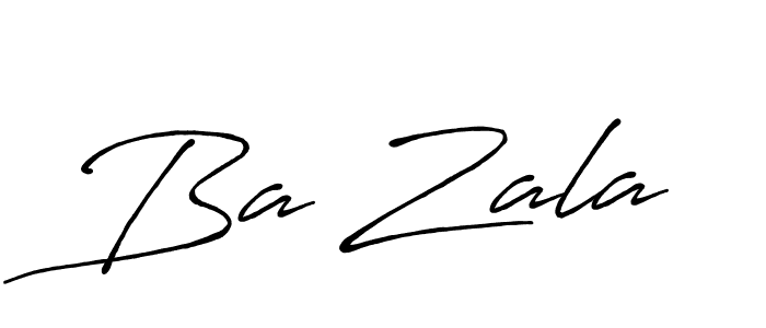 if you are searching for the best signature style for your name Ba Zala. so please give up your signature search. here we have designed multiple signature styles  using Antro_Vectra_Bolder. Ba Zala signature style 7 images and pictures png