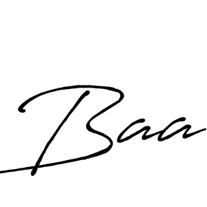 Also You can easily find your signature by using the search form. We will create Baa name handwritten signature images for you free of cost using Antro_Vectra_Bolder sign style. Baa signature style 7 images and pictures png