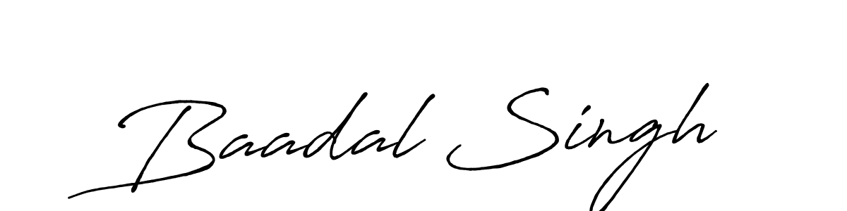 Baadal Singh stylish signature style. Best Handwritten Sign (Antro_Vectra_Bolder) for my name. Handwritten Signature Collection Ideas for my name Baadal Singh. Baadal Singh signature style 7 images and pictures png