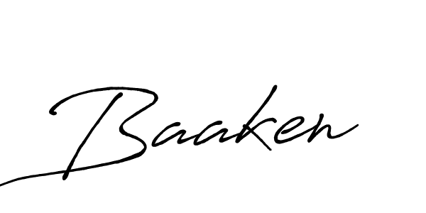 Also we have Baaken name is the best signature style. Create professional handwritten signature collection using Antro_Vectra_Bolder autograph style. Baaken signature style 7 images and pictures png