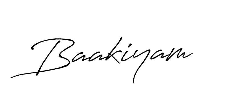 How to make Baakiyam signature? Antro_Vectra_Bolder is a professional autograph style. Create handwritten signature for Baakiyam name. Baakiyam signature style 7 images and pictures png