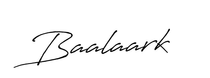 Create a beautiful signature design for name Baalaark. With this signature (Antro_Vectra_Bolder) fonts, you can make a handwritten signature for free. Baalaark signature style 7 images and pictures png