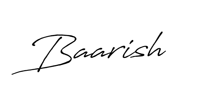 How to make Baarish signature? Antro_Vectra_Bolder is a professional autograph style. Create handwritten signature for Baarish name. Baarish signature style 7 images and pictures png