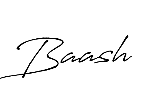 Design your own signature with our free online signature maker. With this signature software, you can create a handwritten (Antro_Vectra_Bolder) signature for name Baash. Baash signature style 7 images and pictures png