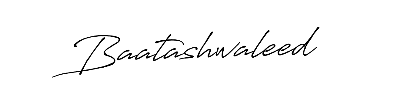 Create a beautiful signature design for name Baatashwaleed. With this signature (Antro_Vectra_Bolder) fonts, you can make a handwritten signature for free. Baatashwaleed signature style 7 images and pictures png