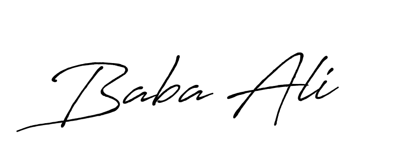 if you are searching for the best signature style for your name Baba Ali. so please give up your signature search. here we have designed multiple signature styles  using Antro_Vectra_Bolder. Baba Ali signature style 7 images and pictures png