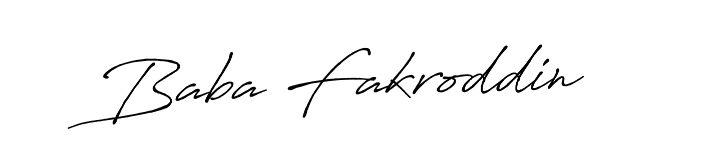 It looks lik you need a new signature style for name Baba Fakroddin. Design unique handwritten (Antro_Vectra_Bolder) signature with our free signature maker in just a few clicks. Baba Fakroddin signature style 7 images and pictures png