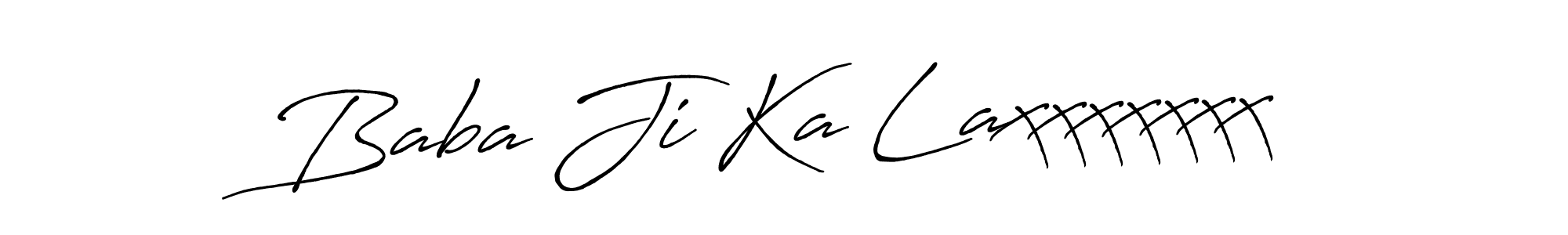 Design your own signature with our free online signature maker. With this signature software, you can create a handwritten (Antro_Vectra_Bolder) signature for name Baba Ji Ka Laxxxxxxx. Baba Ji Ka Laxxxxxxx signature style 7 images and pictures png