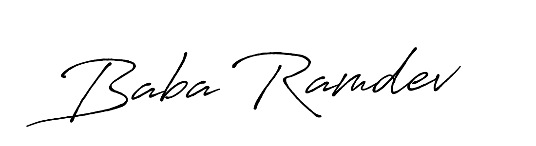 How to make Baba Ramdev name signature. Use Antro_Vectra_Bolder style for creating short signs online. This is the latest handwritten sign. Baba Ramdev signature style 7 images and pictures png