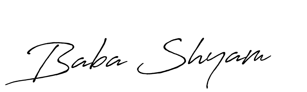 Once you've used our free online signature maker to create your best signature Antro_Vectra_Bolder style, it's time to enjoy all of the benefits that Baba Shyam name signing documents. Baba Shyam signature style 7 images and pictures png