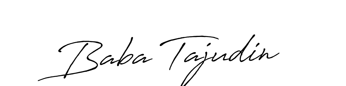 Antro_Vectra_Bolder is a professional signature style that is perfect for those who want to add a touch of class to their signature. It is also a great choice for those who want to make their signature more unique. Get Baba Tajudin name to fancy signature for free. Baba Tajudin signature style 7 images and pictures png