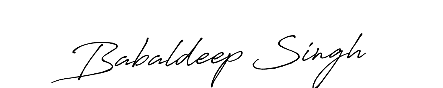 if you are searching for the best signature style for your name Babaldeep Singh. so please give up your signature search. here we have designed multiple signature styles  using Antro_Vectra_Bolder. Babaldeep Singh signature style 7 images and pictures png