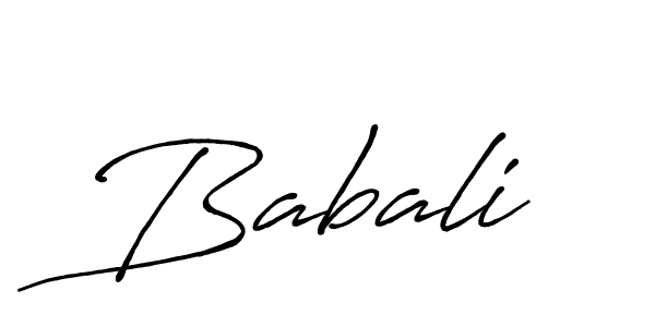 Once you've used our free online signature maker to create your best signature Antro_Vectra_Bolder style, it's time to enjoy all of the benefits that Babali name signing documents. Babali signature style 7 images and pictures png