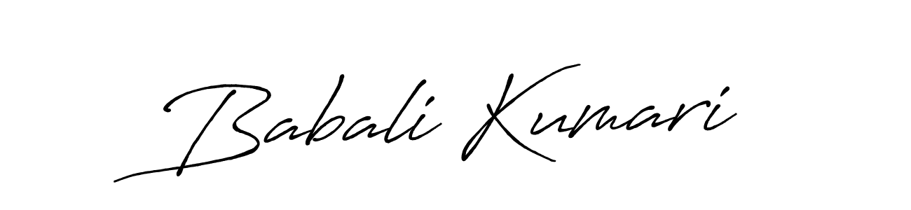 Once you've used our free online signature maker to create your best signature Antro_Vectra_Bolder style, it's time to enjoy all of the benefits that Babali Kumari name signing documents. Babali Kumari signature style 7 images and pictures png