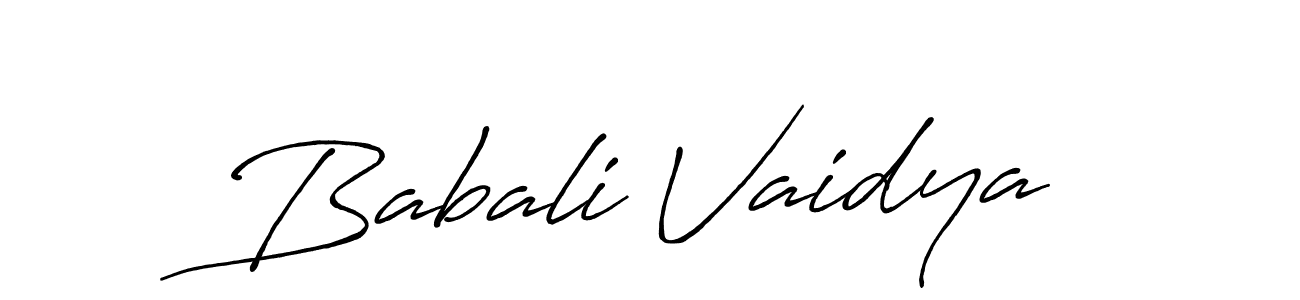 This is the best signature style for the Babali Vaidya name. Also you like these signature font (Antro_Vectra_Bolder). Mix name signature. Babali Vaidya signature style 7 images and pictures png