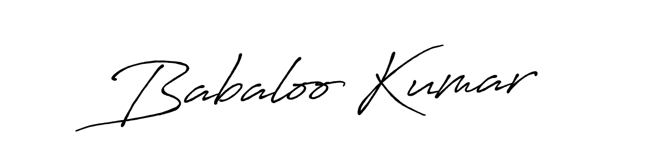 Also You can easily find your signature by using the search form. We will create Babaloo Kumar name handwritten signature images for you free of cost using Antro_Vectra_Bolder sign style. Babaloo Kumar signature style 7 images and pictures png
