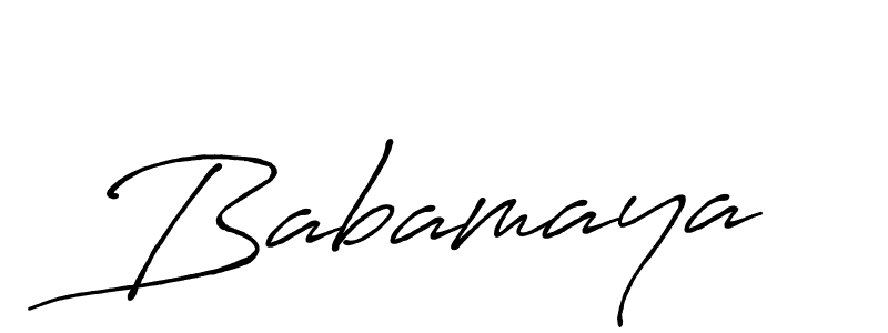 Once you've used our free online signature maker to create your best signature Antro_Vectra_Bolder style, it's time to enjoy all of the benefits that Babamaya name signing documents. Babamaya signature style 7 images and pictures png
