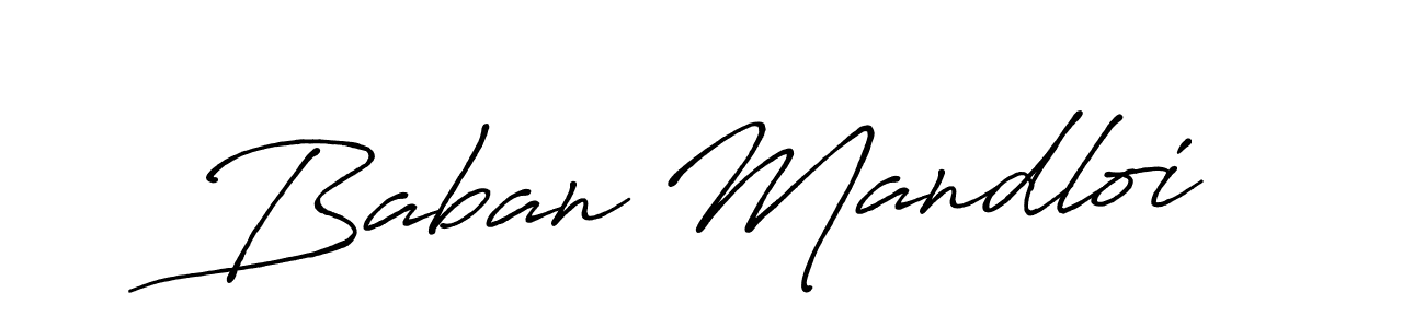 You can use this online signature creator to create a handwritten signature for the name Baban Mandloi. This is the best online autograph maker. Baban Mandloi signature style 7 images and pictures png