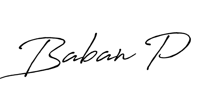 Best and Professional Signature Style for Baban P. Antro_Vectra_Bolder Best Signature Style Collection. Baban P signature style 7 images and pictures png