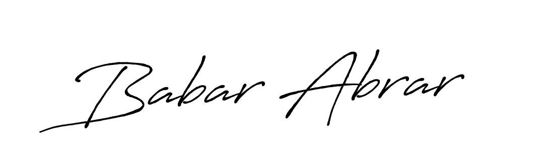 Best and Professional Signature Style for Babar Abrar. Antro_Vectra_Bolder Best Signature Style Collection. Babar Abrar signature style 7 images and pictures png