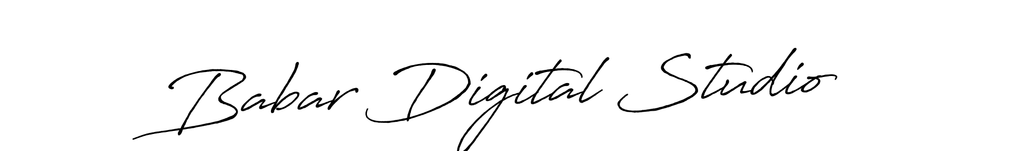 if you are searching for the best signature style for your name Babar Digital Studio. so please give up your signature search. here we have designed multiple signature styles  using Antro_Vectra_Bolder. Babar Digital Studio signature style 7 images and pictures png