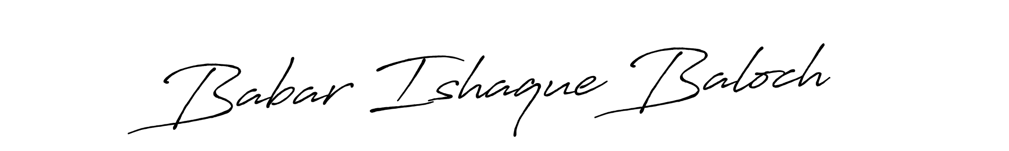 Use a signature maker to create a handwritten signature online. With this signature software, you can design (Antro_Vectra_Bolder) your own signature for name Babar Ishaque Baloch. Babar Ishaque Baloch signature style 7 images and pictures png
