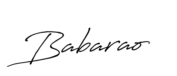 Babarao stylish signature style. Best Handwritten Sign (Antro_Vectra_Bolder) for my name. Handwritten Signature Collection Ideas for my name Babarao. Babarao signature style 7 images and pictures png