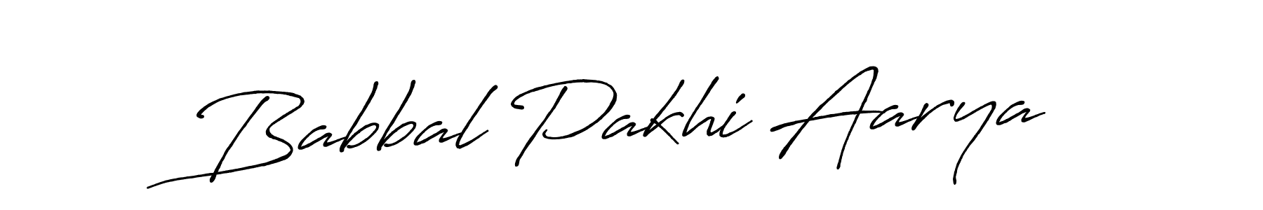 Babbal Pakhi Aarya stylish signature style. Best Handwritten Sign (Antro_Vectra_Bolder) for my name. Handwritten Signature Collection Ideas for my name Babbal Pakhi Aarya. Babbal Pakhi Aarya signature style 7 images and pictures png