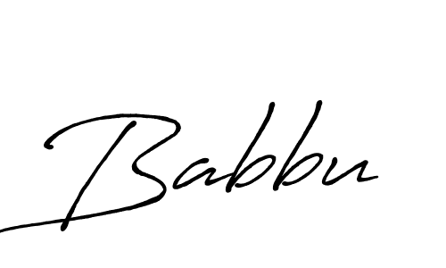 Design your own signature with our free online signature maker. With this signature software, you can create a handwritten (Antro_Vectra_Bolder) signature for name Babbu. Babbu signature style 7 images and pictures png