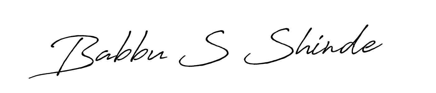 The best way (Antro_Vectra_Bolder) to make a short signature is to pick only two or three words in your name. The name Babbu S Shinde include a total of six letters. For converting this name. Babbu S Shinde signature style 7 images and pictures png
