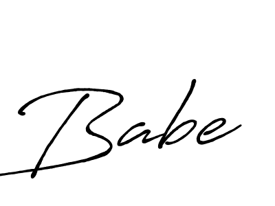 Also You can easily find your signature by using the search form. We will create Babe name handwritten signature images for you free of cost using Antro_Vectra_Bolder sign style. Babe signature style 7 images and pictures png