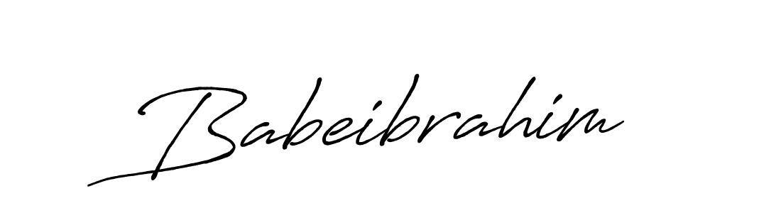 Once you've used our free online signature maker to create your best signature Antro_Vectra_Bolder style, it's time to enjoy all of the benefits that Babeibrahim name signing documents. Babeibrahim signature style 7 images and pictures png