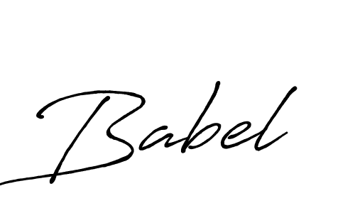 Make a beautiful signature design for name Babel. With this signature (Antro_Vectra_Bolder) style, you can create a handwritten signature for free. Babel signature style 7 images and pictures png