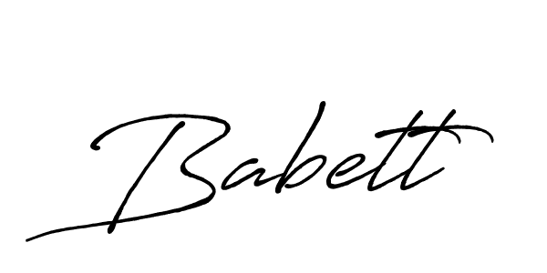 Make a beautiful signature design for name Babett. Use this online signature maker to create a handwritten signature for free. Babett signature style 7 images and pictures png