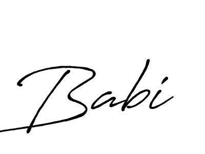 Also we have Babi name is the best signature style. Create professional handwritten signature collection using Antro_Vectra_Bolder autograph style. Babi signature style 7 images and pictures png