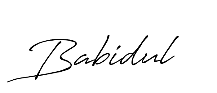 Once you've used our free online signature maker to create your best signature Antro_Vectra_Bolder style, it's time to enjoy all of the benefits that Babidul name signing documents. Babidul signature style 7 images and pictures png