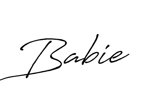Also You can easily find your signature by using the search form. We will create Babie name handwritten signature images for you free of cost using Antro_Vectra_Bolder sign style. Babie signature style 7 images and pictures png