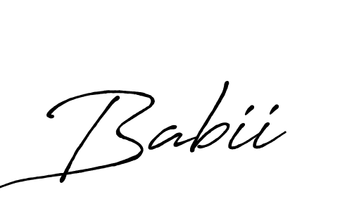 It looks lik you need a new signature style for name Babii. Design unique handwritten (Antro_Vectra_Bolder) signature with our free signature maker in just a few clicks. Babii signature style 7 images and pictures png