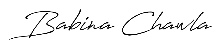 If you are searching for the best signature style for your name Babina Chawla, here we have designed multiple signature styles using Antro_Vectra_Bolder. Babina Chawla signature style 7 images and pictures png