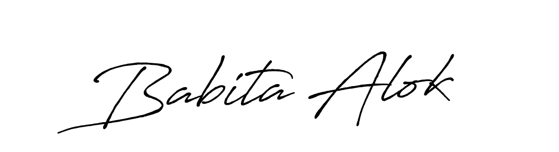 Make a short Babita Alok signature style. Manage your documents anywhere anytime using Antro_Vectra_Bolder. Create and add eSignatures, submit forms, share and send files easily. Babita Alok signature style 7 images and pictures png