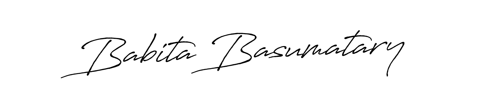 Make a short Babita Basumatary signature style. Manage your documents anywhere anytime using Antro_Vectra_Bolder. Create and add eSignatures, submit forms, share and send files easily. Babita Basumatary signature style 7 images and pictures png