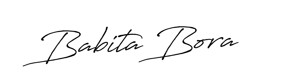 You should practise on your own different ways (Antro_Vectra_Bolder) to write your name (Babita Bora) in signature. don't let someone else do it for you. Babita Bora signature style 7 images and pictures png