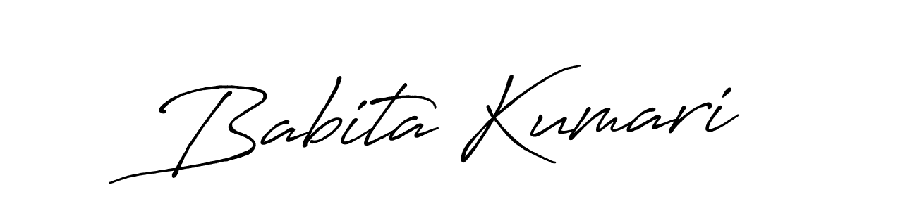 Once you've used our free online signature maker to create your best signature Antro_Vectra_Bolder style, it's time to enjoy all of the benefits that Babita Kumari name signing documents. Babita Kumari signature style 7 images and pictures png